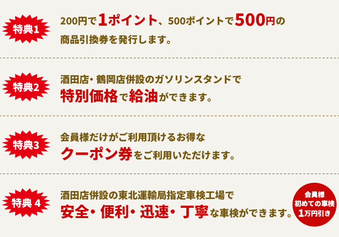 チャンピオンの特典